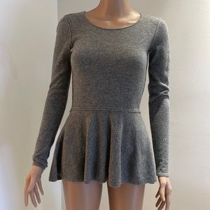 Saks fifth Avenue Cashmere Peplum Sweater